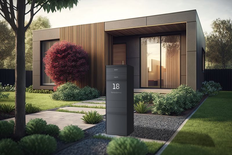 Paketbox mit Doorbird-Videotechnik