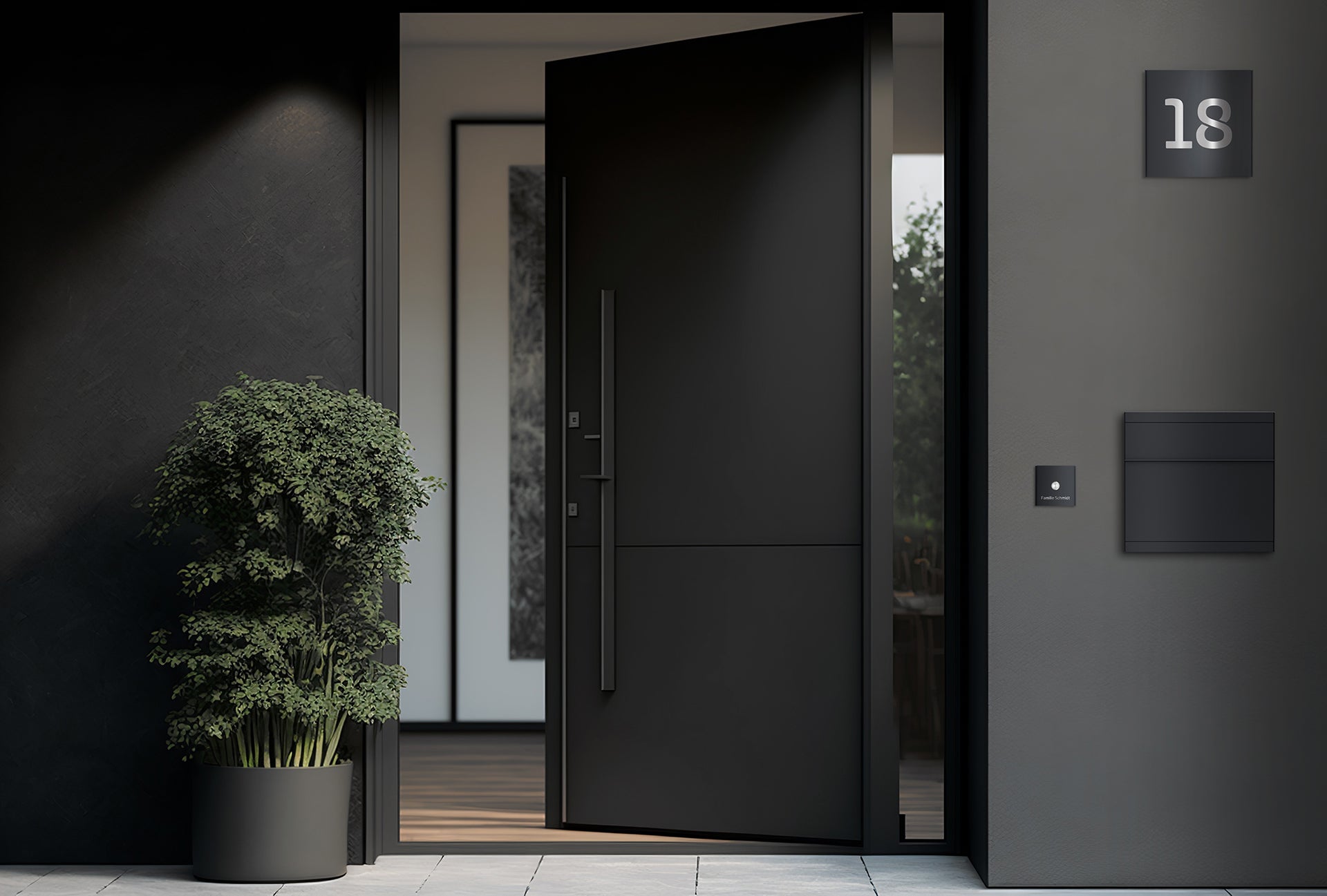Hausnummer ONE SELECT XL | Anthrazitgrau RAL 7016