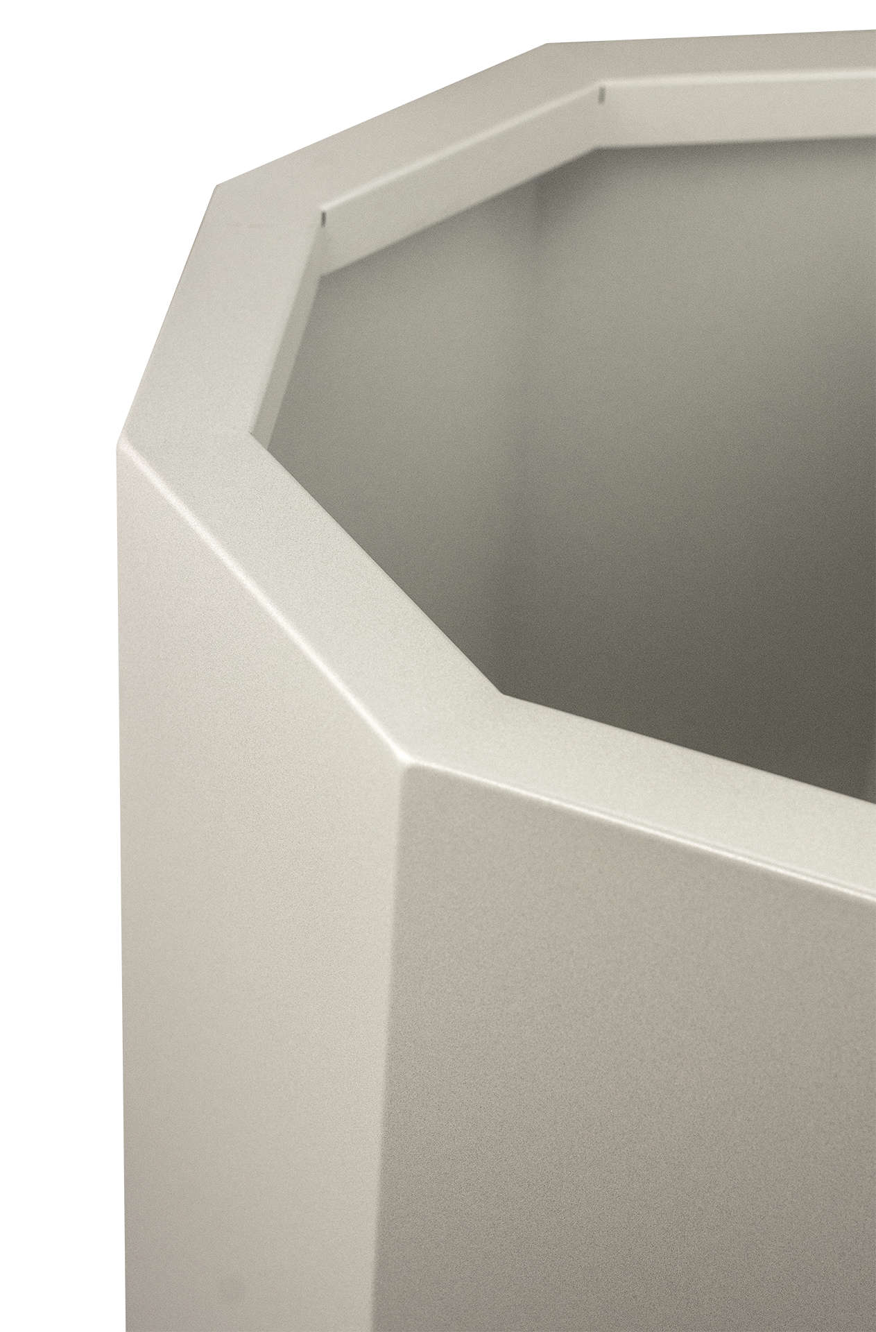 Pflanzkübel TENGE | 750 x 625 mm | ohne Pflanzeinsatz | ohne Dämmung | Bianco