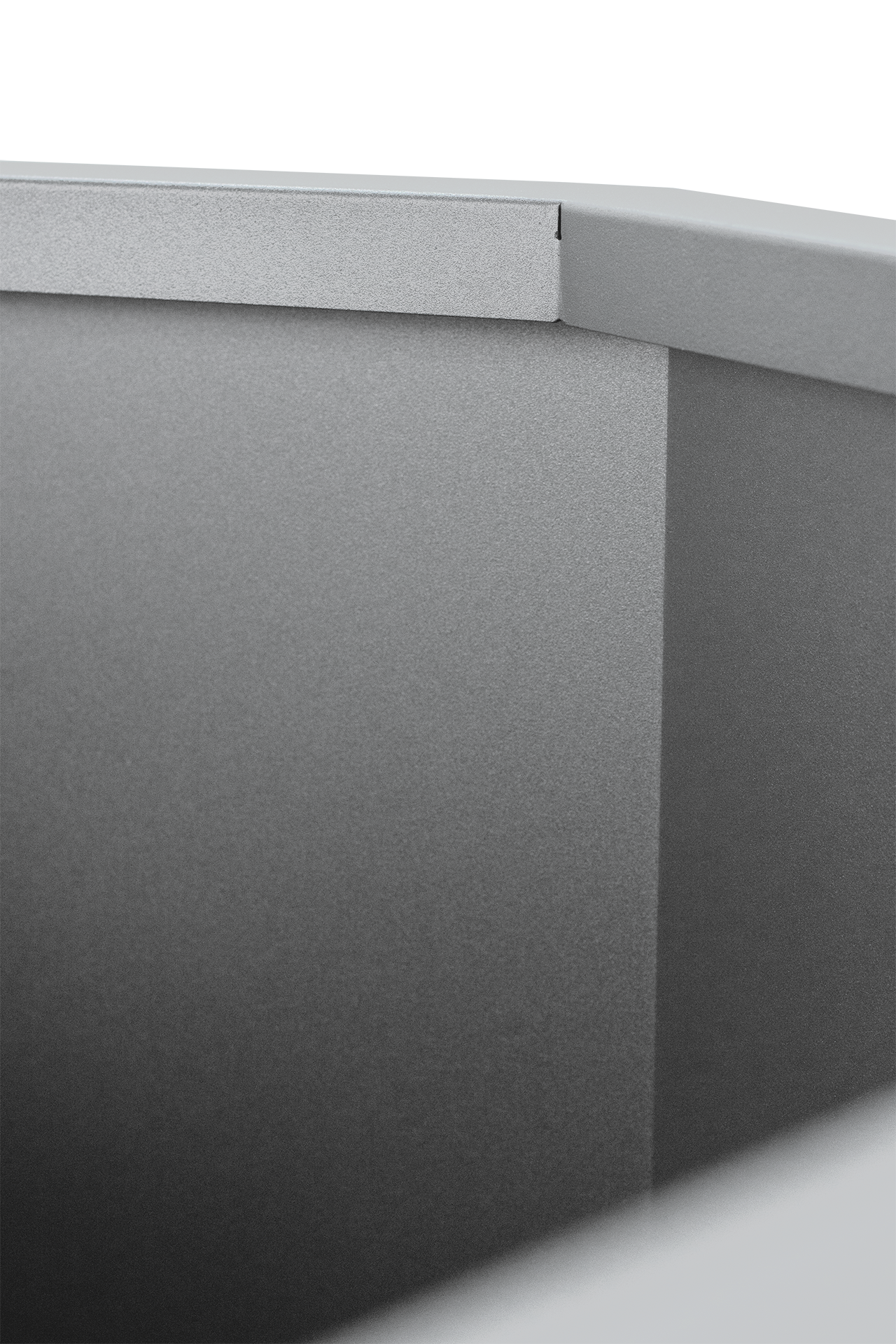 Pflanzkübel TENGE | 600 x 500 mm | ohne Pflanzeinsatz | ohne Dämmung | Signalgrau