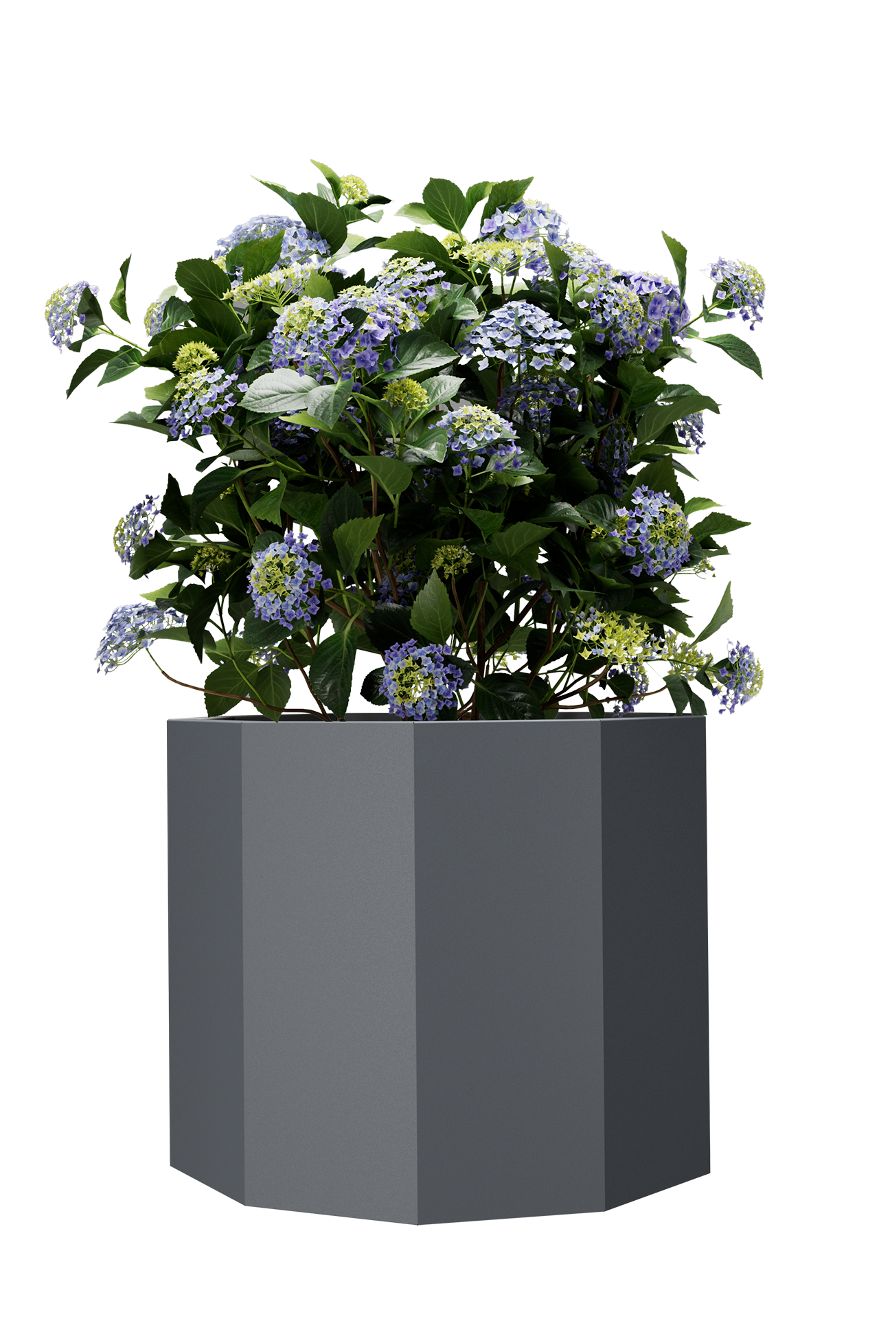 Pflanzkübel TENGE | 750 x 625 mm | ohne Pflanzeinsatz | ohne Dämmung | Anthrazitgrau