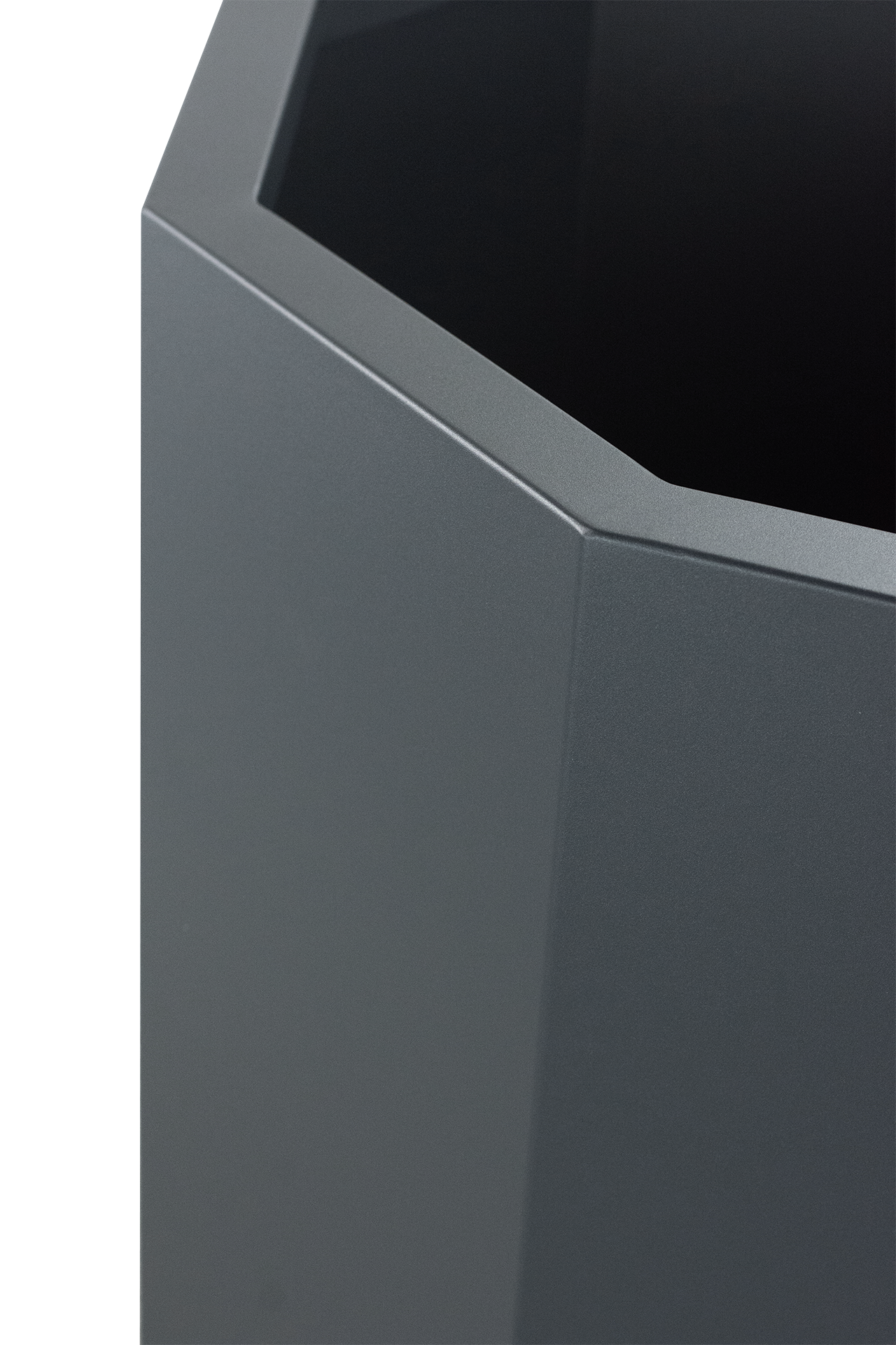 Pflanzkübel TENGE | 750 x 625 mm | ohne Pflanzeinsatz | ohne Dämmung | Anthrazitgrau