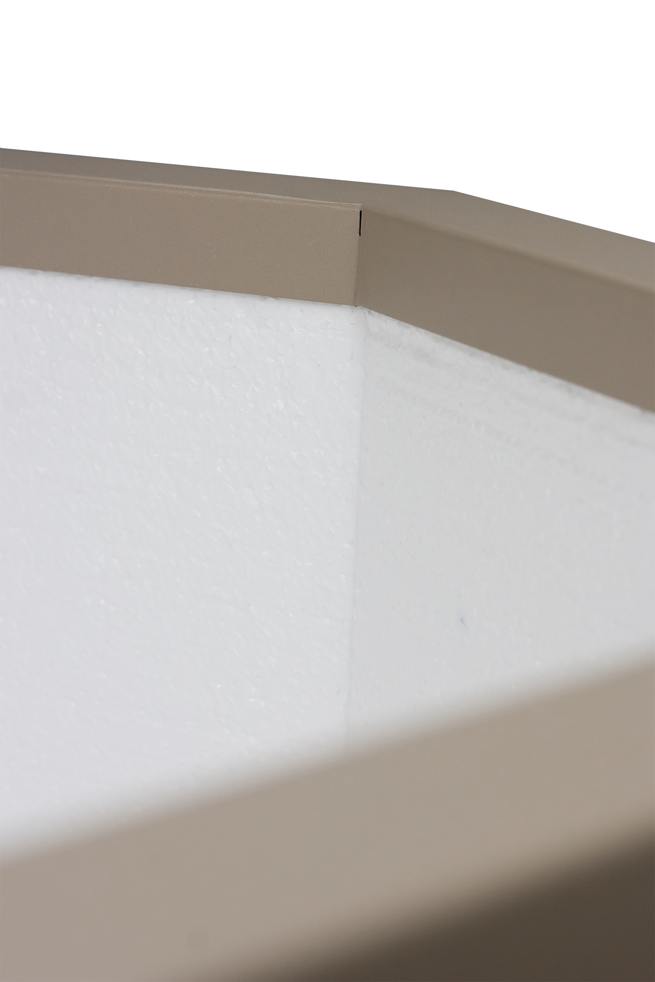 Pflanzkübel TENGE | 750 x 625 mm | ohne Pflanzeinsatz | mit Dämmung | Sparkling Champagne