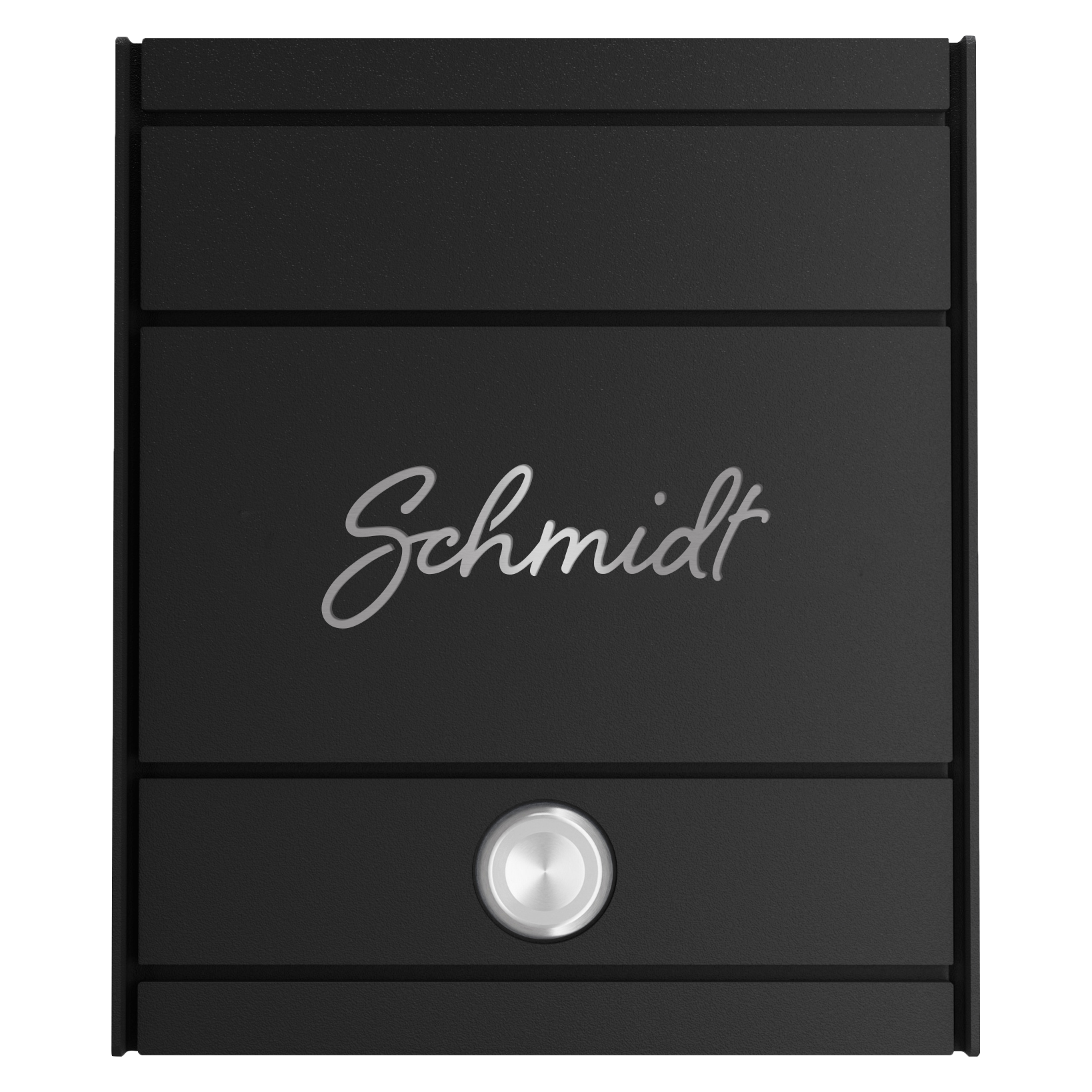 Türklingel FIVE CURVED | Tiefschwarz RAL 9005