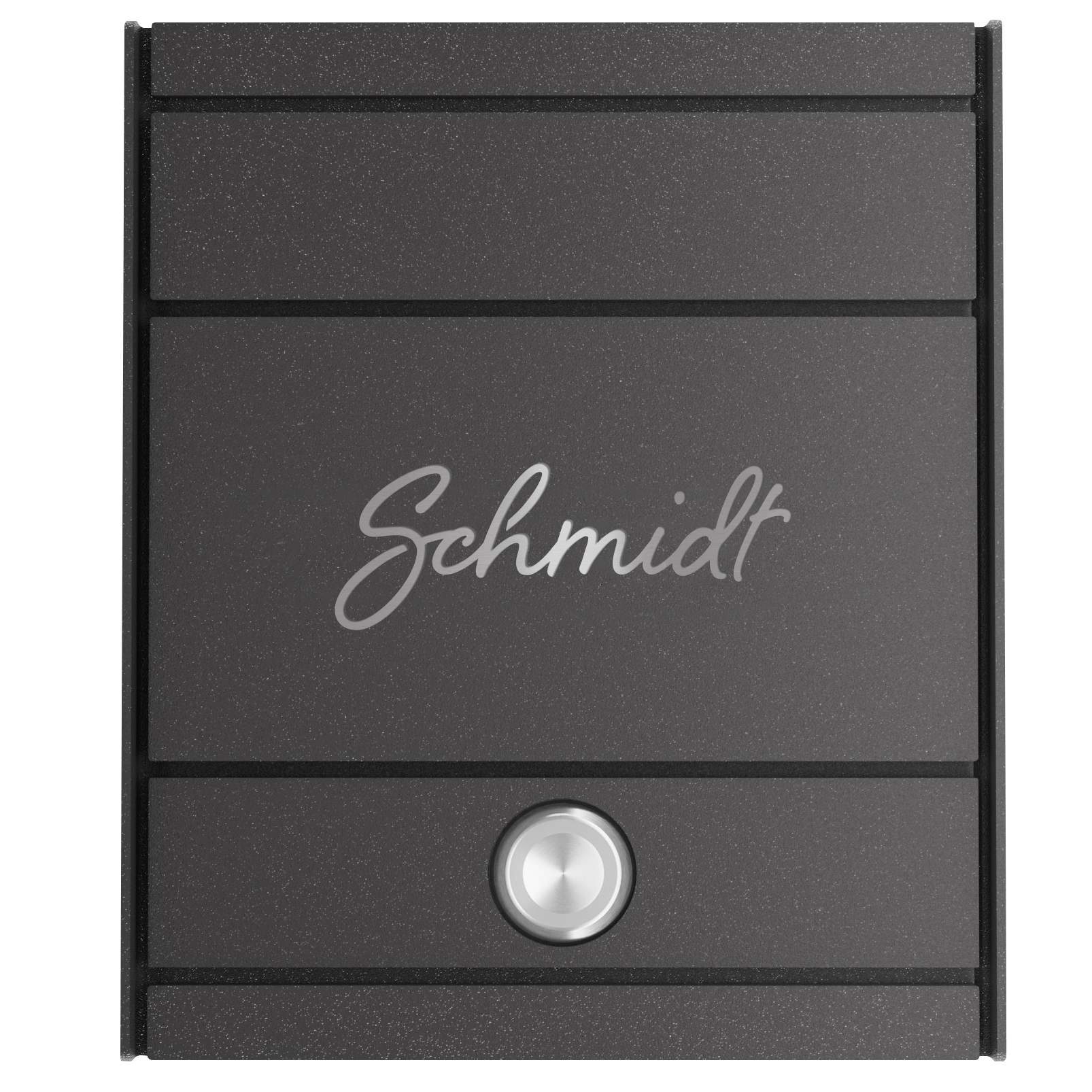 Türklingel FIVE CURVED | DB703 Eisenglimmer-Grau