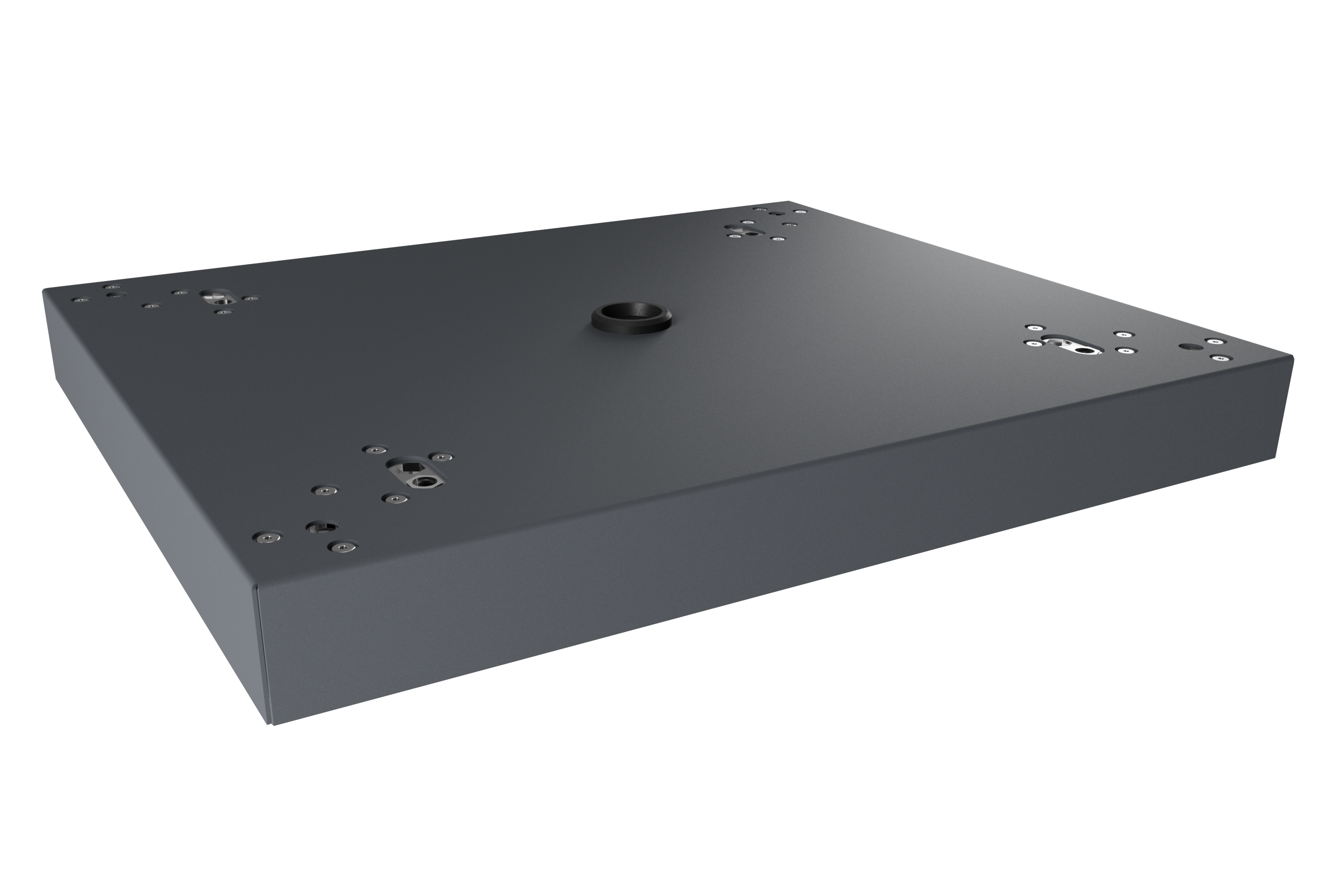 Montagesockel für Paketbox SEVEN | zum Aufschrauben | Anthrazitgrau RAL 7016