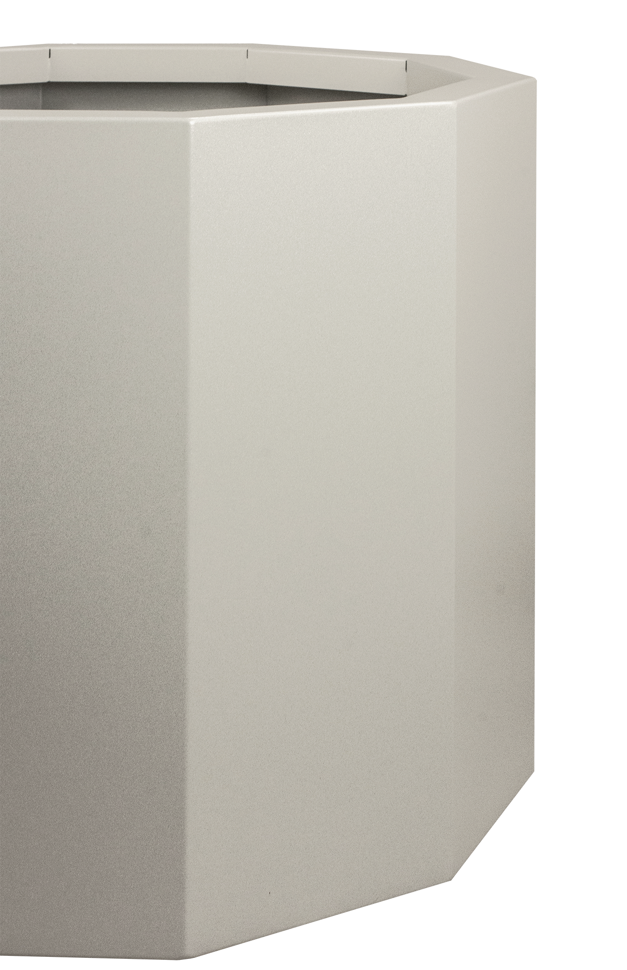 Pflanzkübel TENGE | 600 x 500 mm | ohne Pflanzeinsatz | ohne Dämmung | Bianco