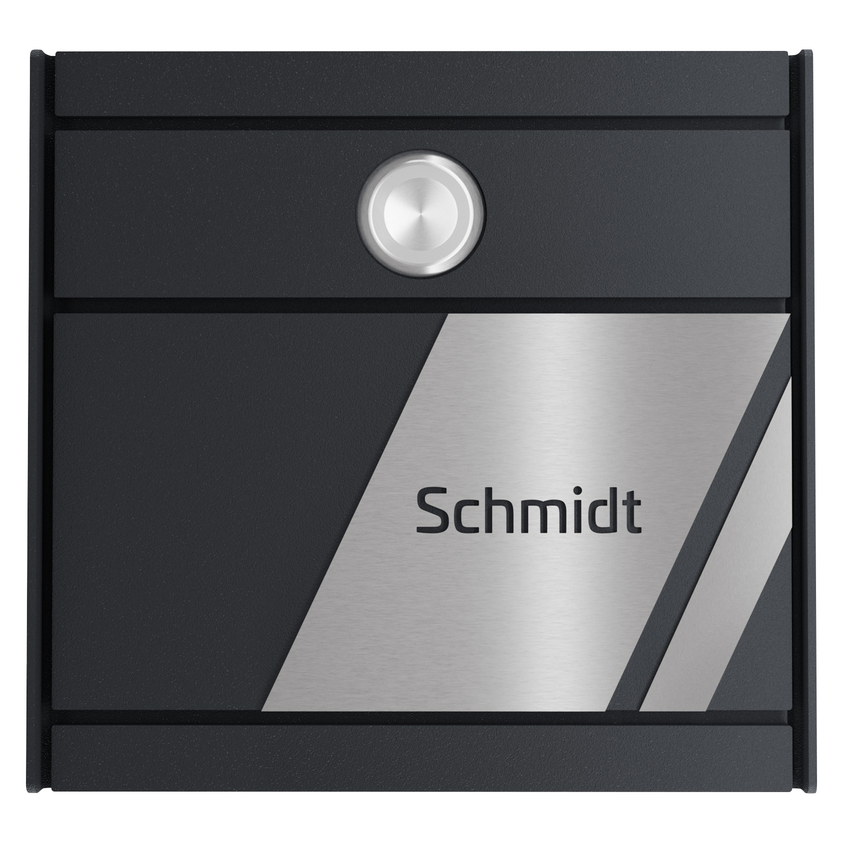 Türklingel FOUR SKEW | Anthrazitgrau RAL 7016