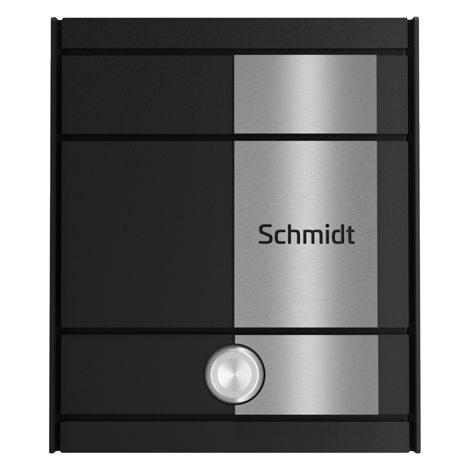 Türklingel FIVE SQUARE | Tiefschwarz RAL 9005