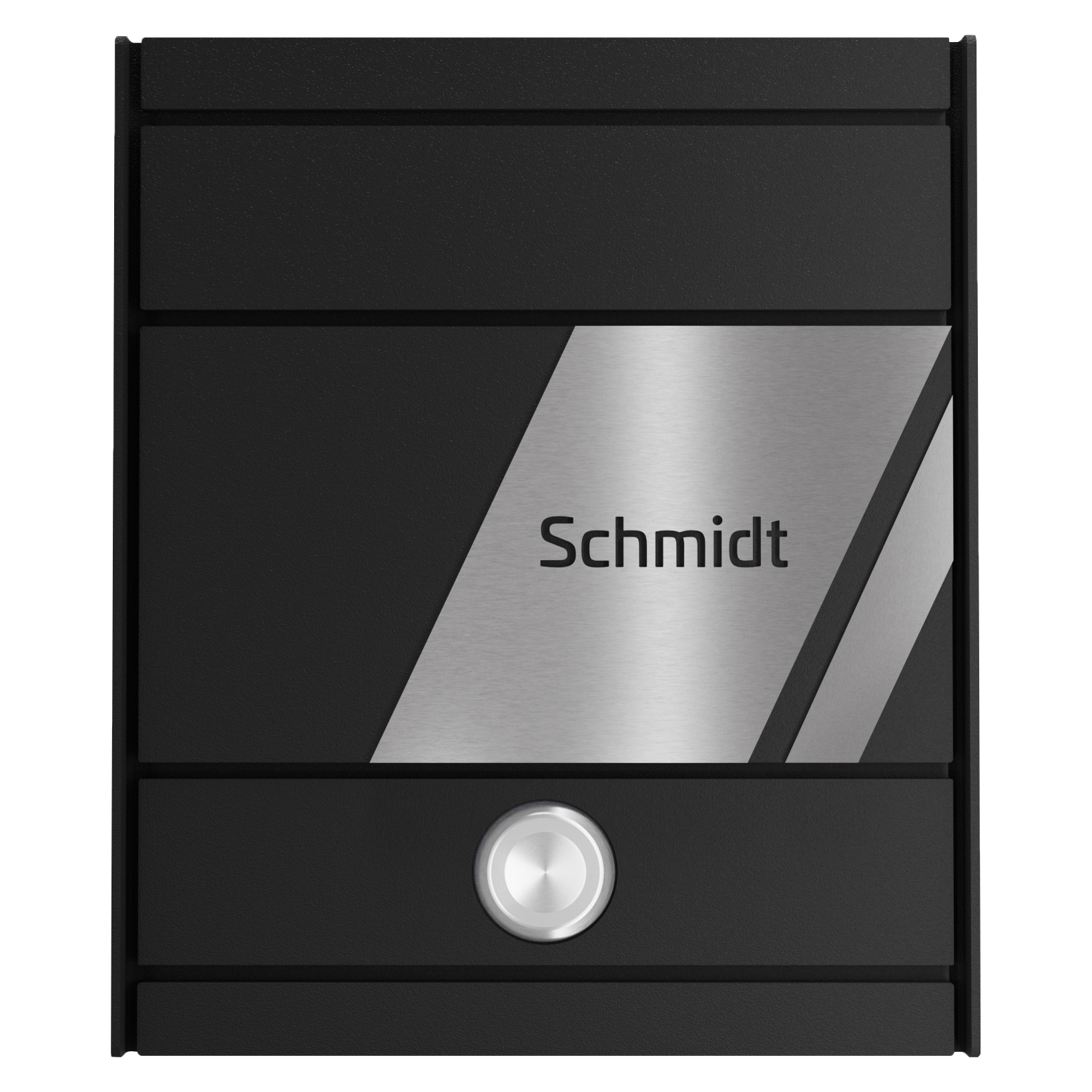 Türklingel FIVE SKEW | Tiefschwarz RAL 9005