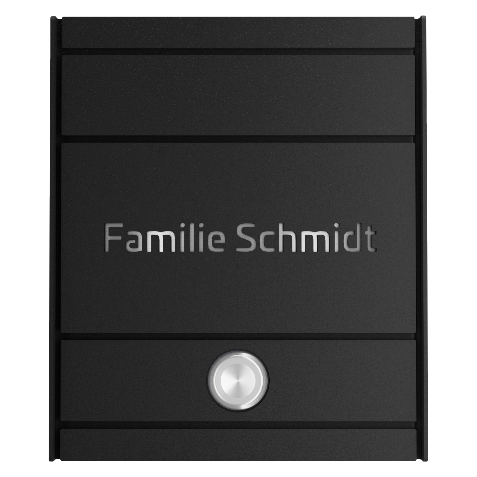 Türklingel FIVE SELECT | Tiefschwarz RAL 9005