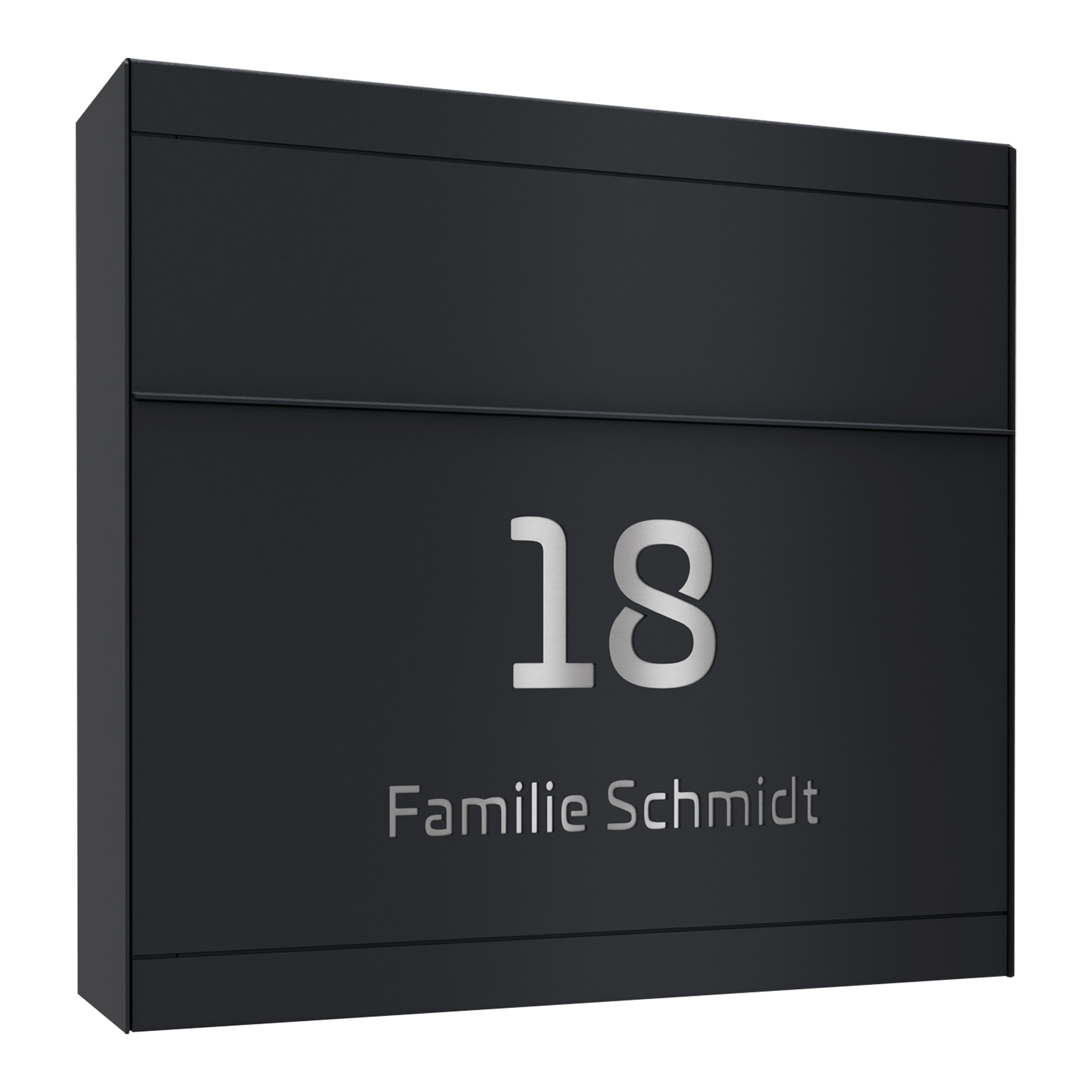 Briefkasten FOUR SELECT | Ohne Zeitungsfach | Anthrazitgrau RAL 7016