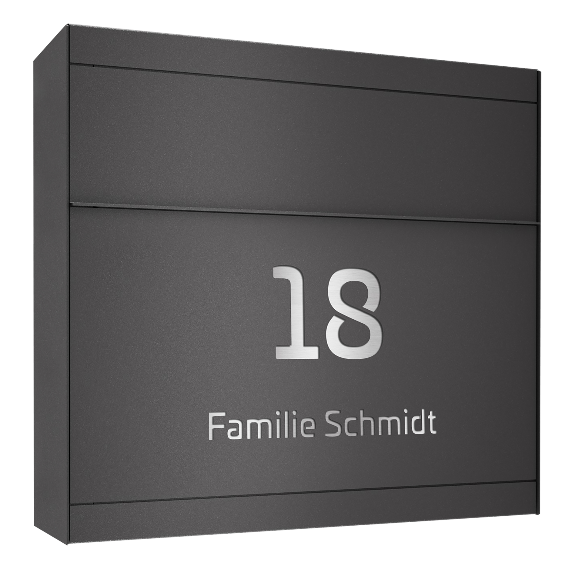 Briefkasten FOUR SELECT | Ohne Zeitungsfach | Eisenglimmer Grau DB703