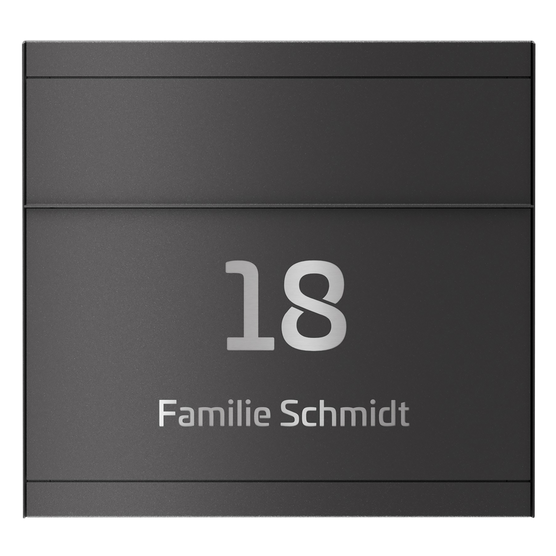 Briefkasten FOUR SELECT | Ohne Zeitungsfach | Eisenglimmer Grau DB703