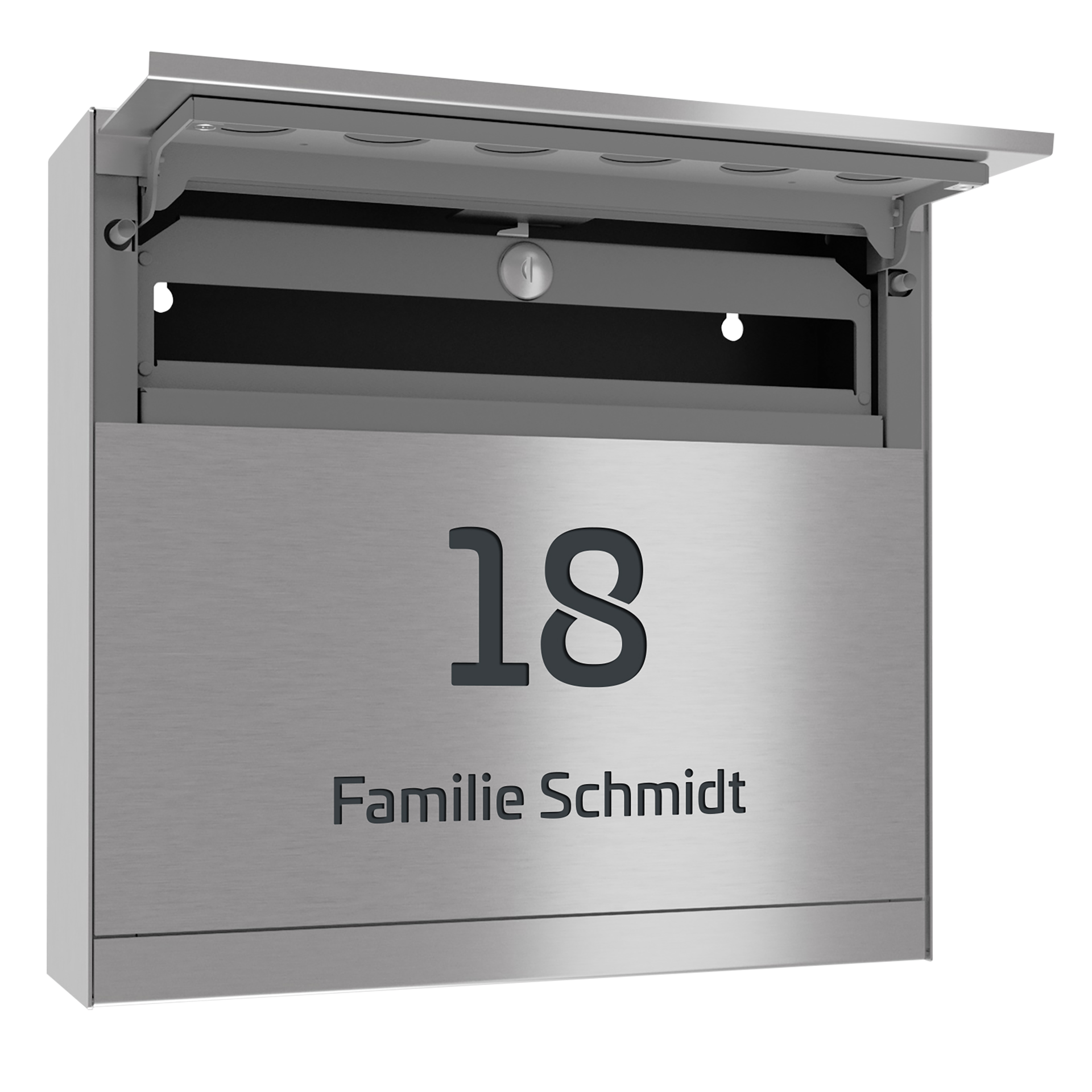 Briefkasten FOUR SELECT | Ohne Zeitungsfach | Edelstahl