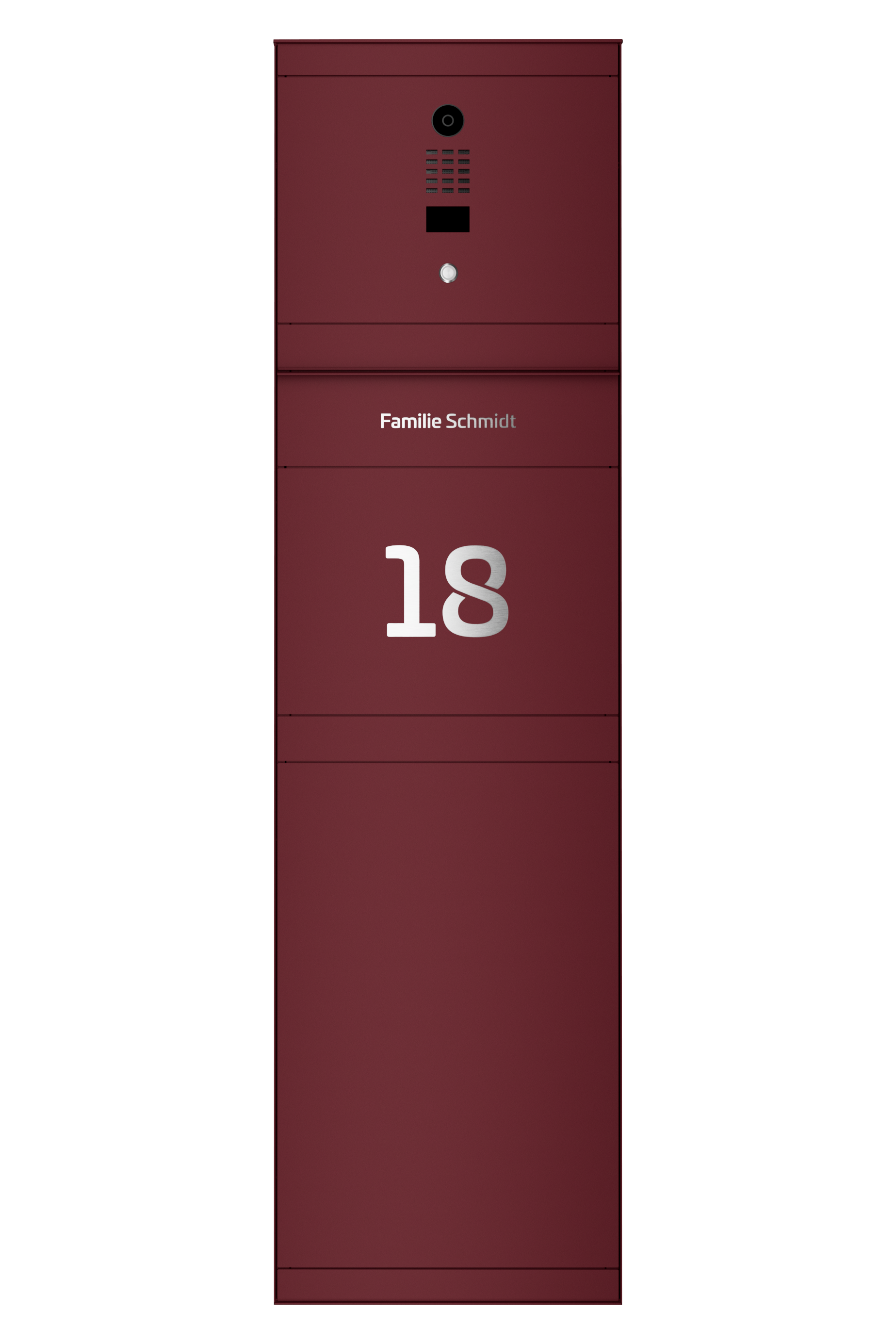 Standbriefkasten SELECT | mit Doorbird | Ohne Zeitungsfach | Wunschfarbe