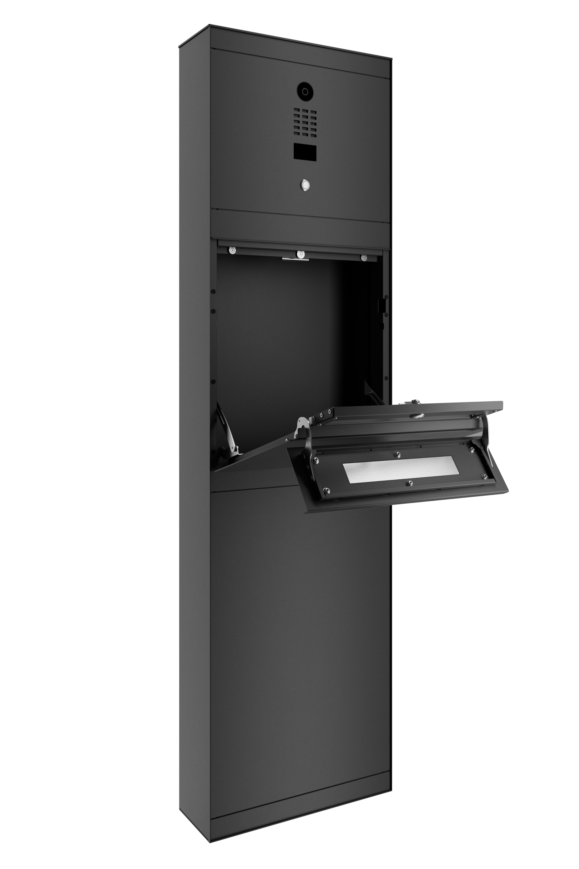 Standbriefkasten SELECT | mit Doorbird | Ohne Zeitungsfach | Eisenglimmer Grau DB703