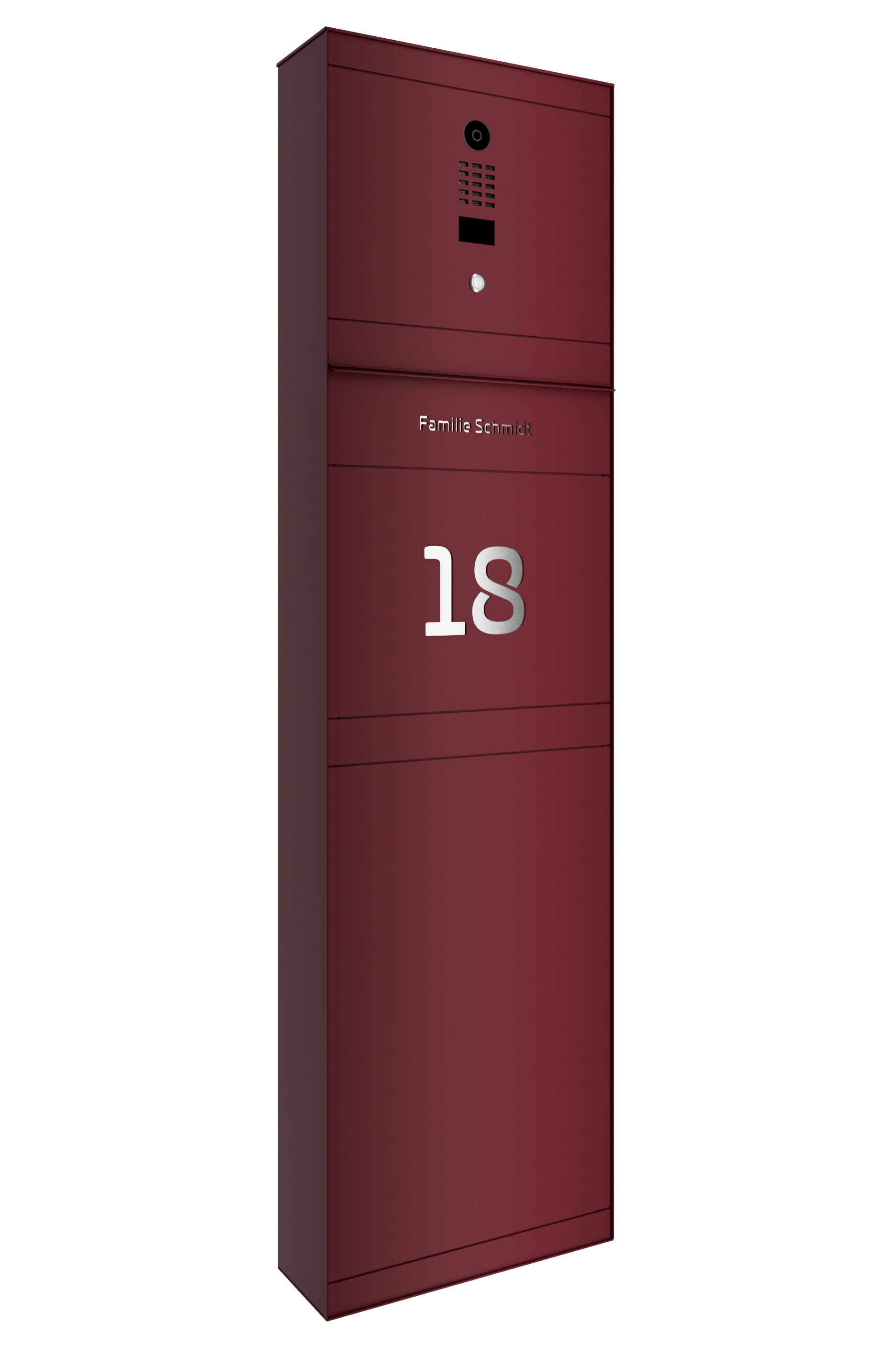 Standbriefkasten SELECT | mit Doorbird | Ohne Zeitungsfach | Wunschfarbe