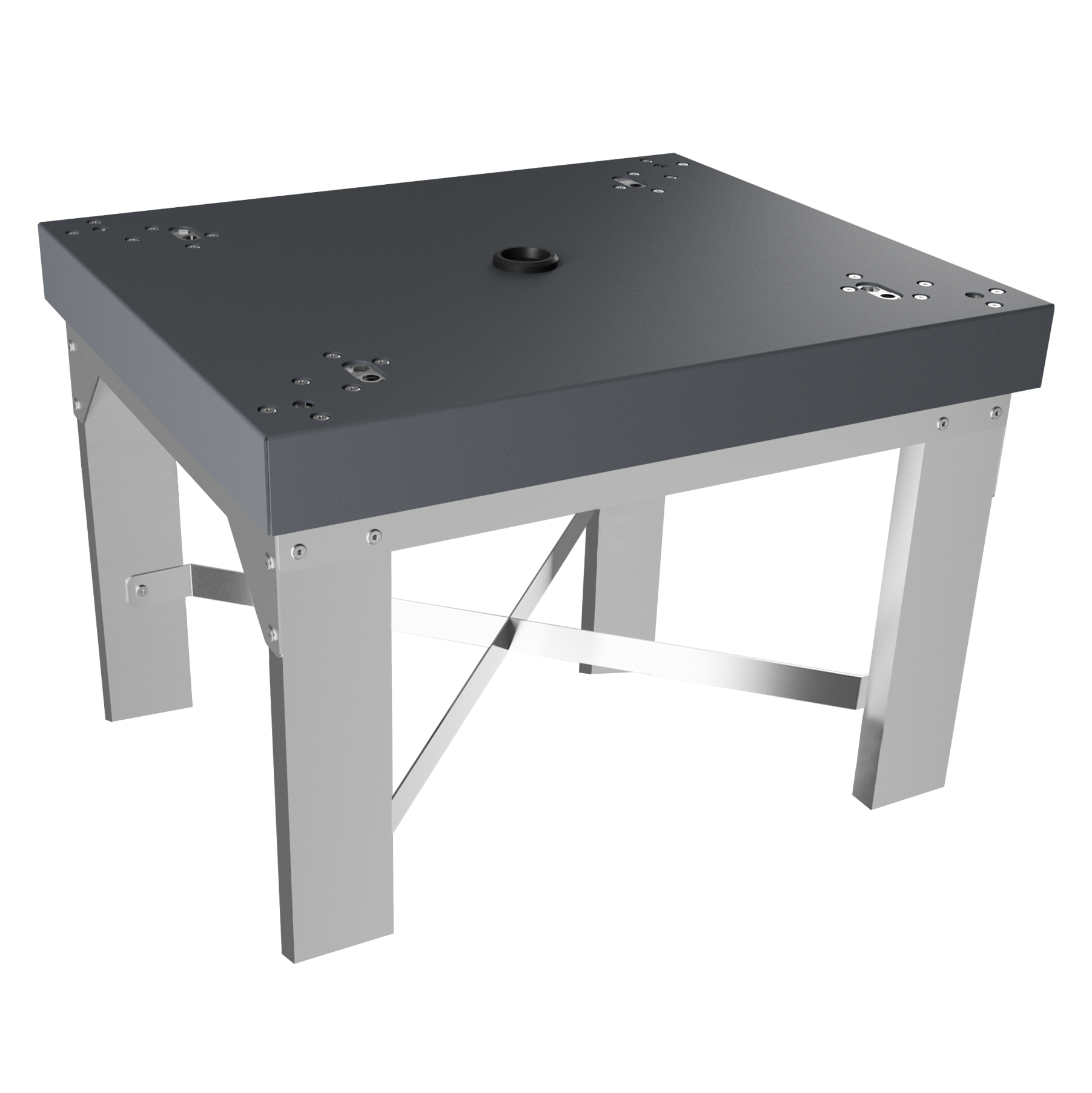 Montagesockel für Paketbox SEVEN | zum Einbetonieren | Anthrazitgrau RAL 7016