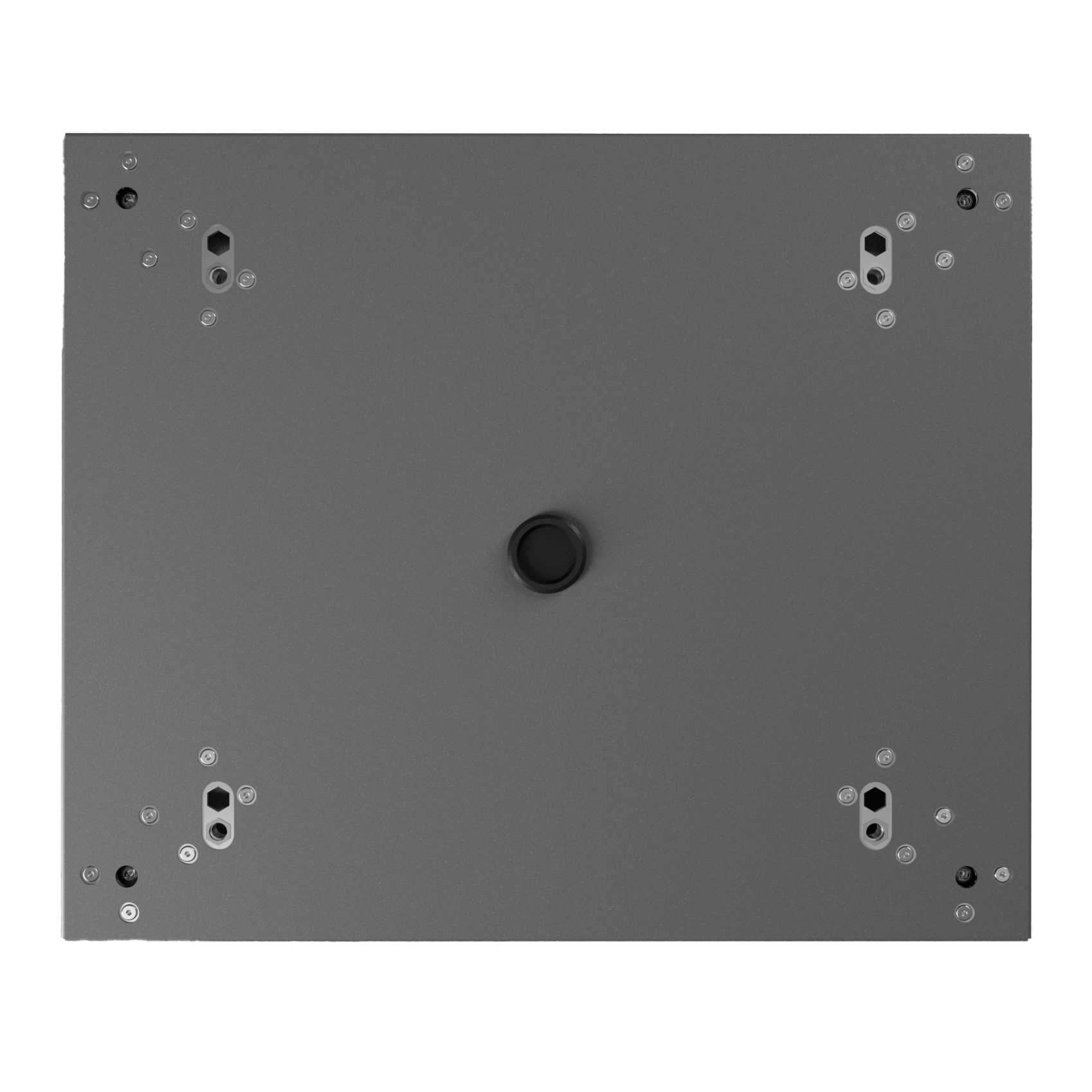 Montagesockel für Paketbox SEVEN | zum Einbetonieren | Eisenglimmer-Grau DB703