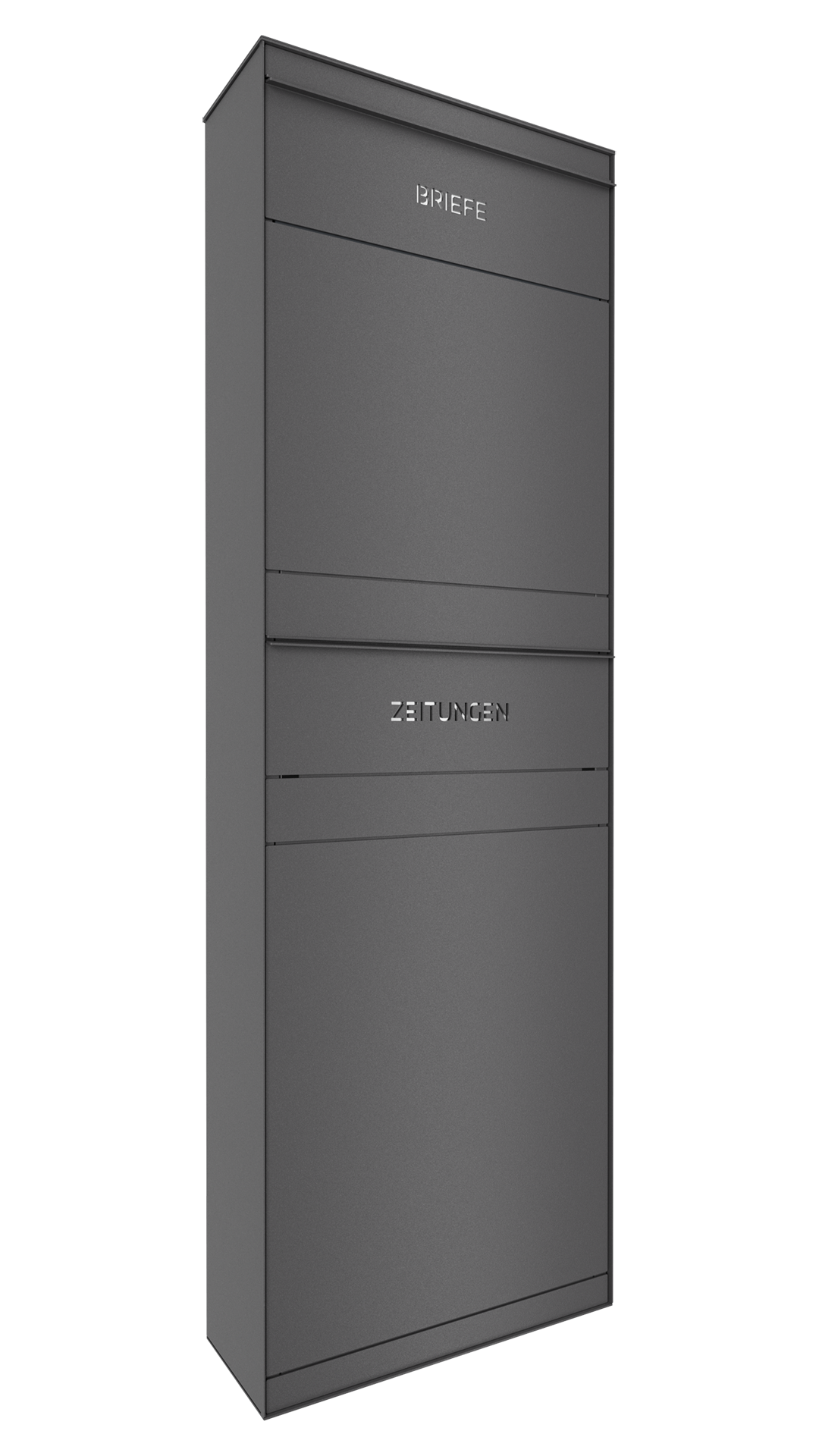 Standbriefkasten mit Zeitungsfach DB703